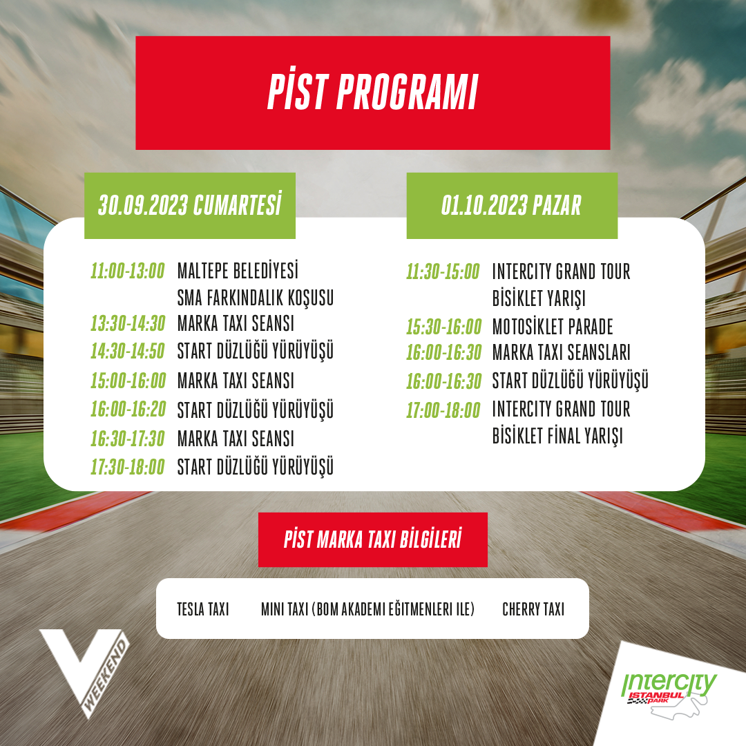 vweekend haftasonu etkinliği