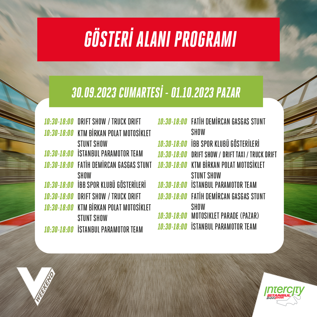 vweekend haftasonu etkinliği